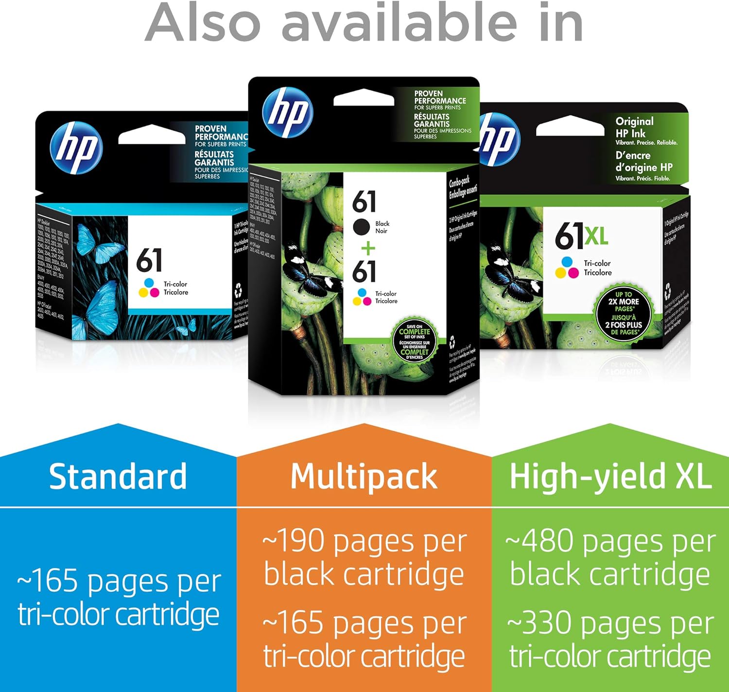 HP 61 | Ink Cartridge | Black | CH561WN: Office Products