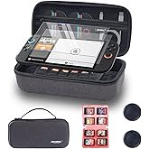 Switch 2 Carrying Case with Screen Protectors & Grip Caps - Hard Shell Travel Case for Switch 2 Console, Games & Accessories - Protective Storage Kit Compatible with Nintendo Switch 2 Accessories 2025
