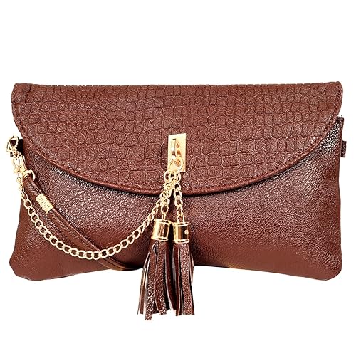 Lino Perros Womens Sling Bag (Brown)