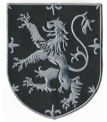 England Royal Coat Of Arms Embroidered Patch - Iron On Or Sew On British Lion Shield