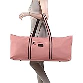 RXHOSIGAY with Multi-Functional Storage Pockets Full-Zip Extra Large Yoga Mat Tote Bag Sports Gym Pilates Bag