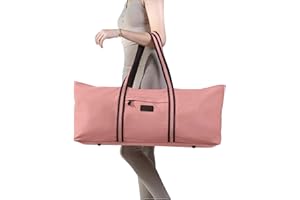 RXHOSIGAY with Multi-Functional Storage Pockets Full-Zip Extra Large Yoga Mat Tote Bag Sports Gym Pilates Bag