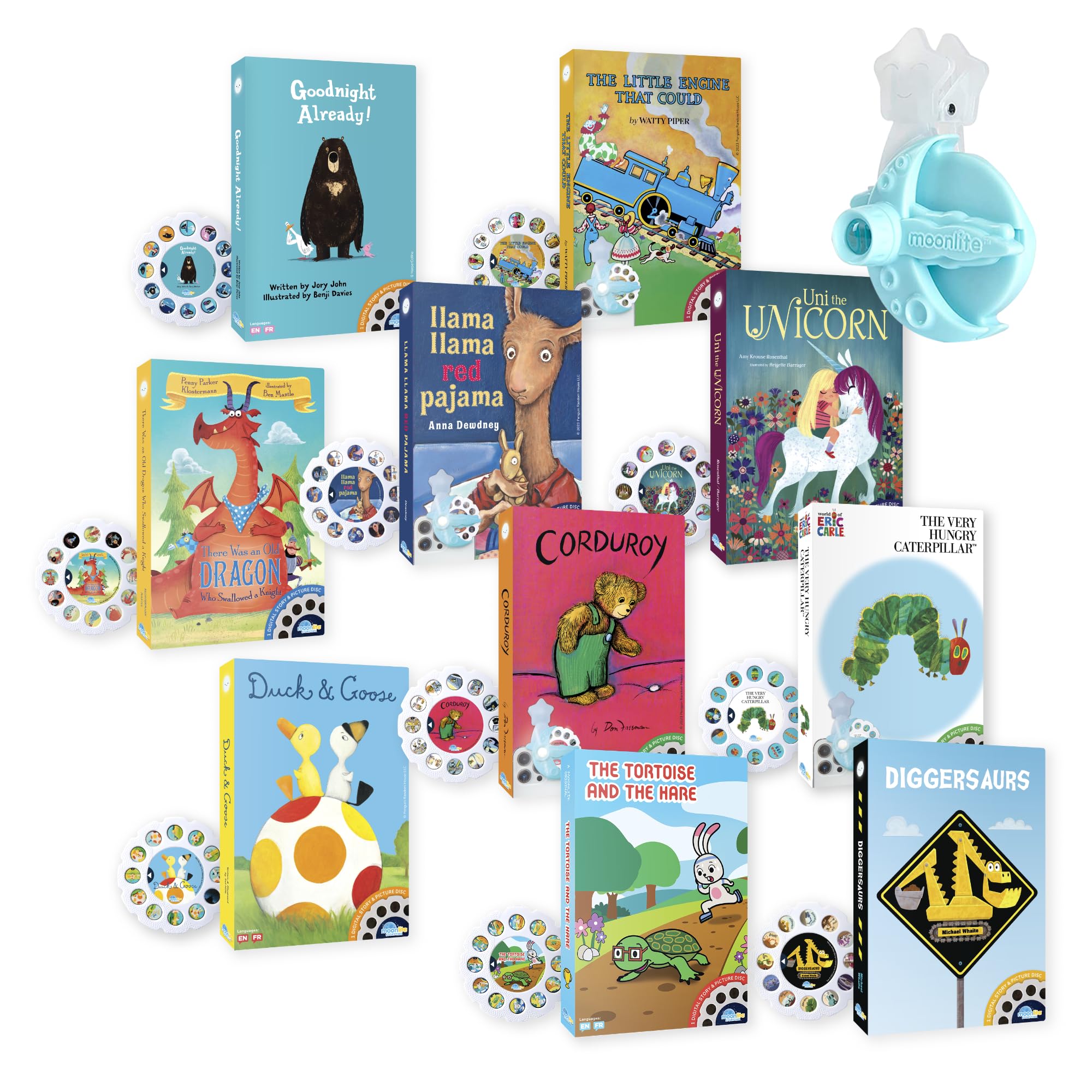 Moonlite Storytime Mini Projector with 10 Classic