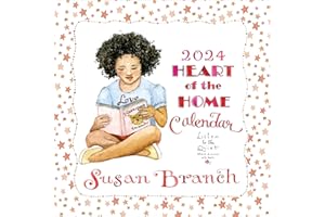 TF PUBLISHING 2024 Susan Branch Wall Calendar | Large Grids for Appointments and Scheduling | Vertical Monthly Wall Calendar 2024 | Home and Office Organization | Premium Matte Paper | 12"x12”