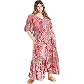 City Chic Women's Plus Size Maxi Dress - Flirtini