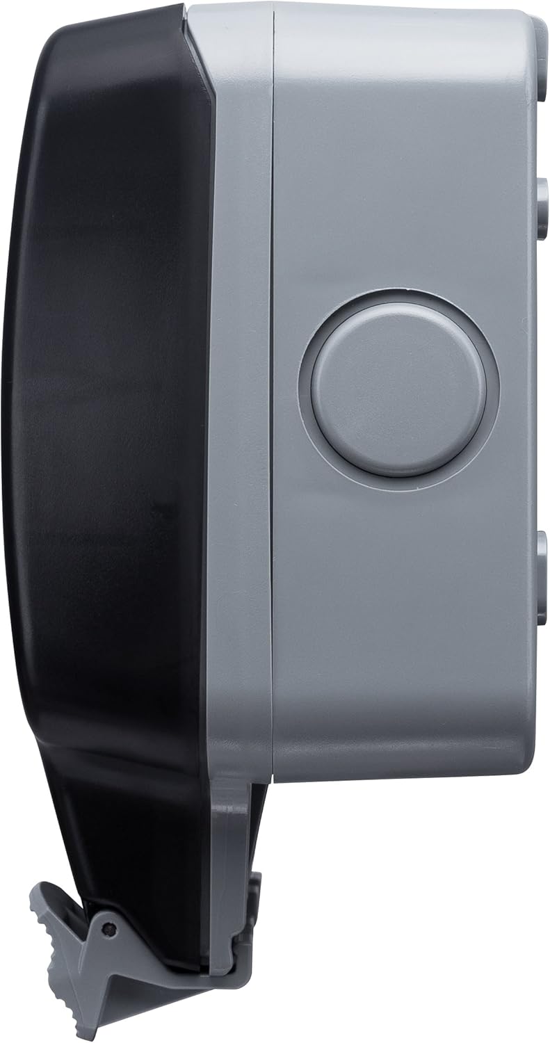 Bg Electrical Wp22rcd Doppelsteckdose Mit Schalter Und Rcd Sicherung Latchfunktion Fur Den Aussenbereich Wetterfest 13 A Ip66 Amazon De Baumarkt