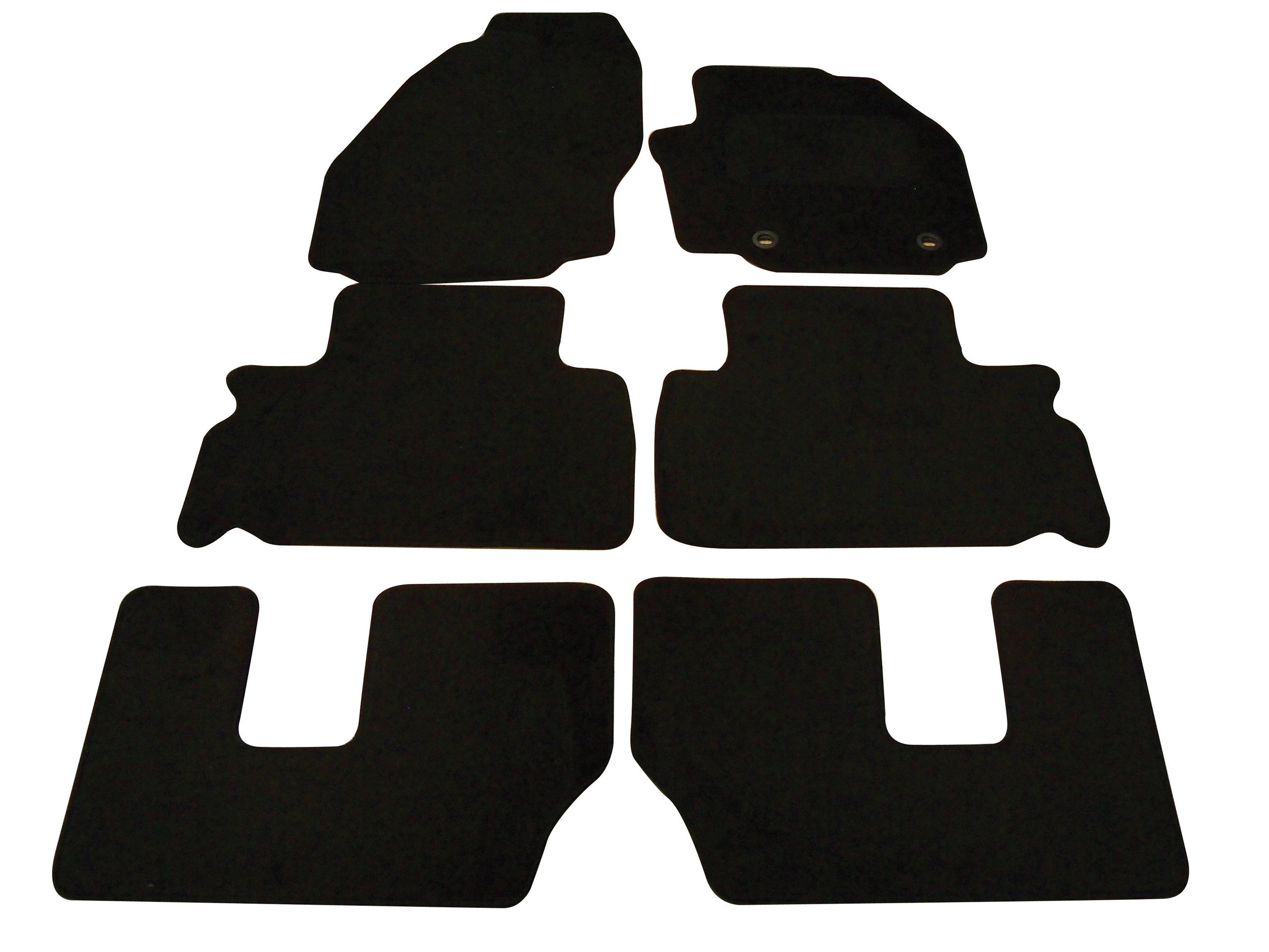 Sakura Car Mats for Ford Galaxy Fits 2006 to 2011 Models - Black
