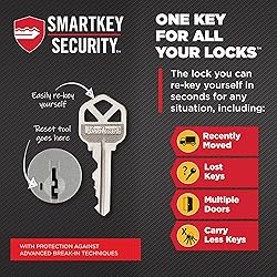 Kwikset Casey Entry Door Handle with Lock and