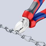 KNIPEX Diagonal Cutter 160 mm Self-Service Card Chrome Comfort Handles 70 05 view 5