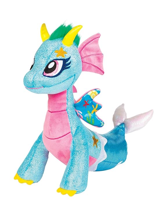sequin dragon plush