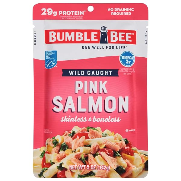 BUMBLE BEE SKINLESS & BONELESS PINK SALMON, 5...