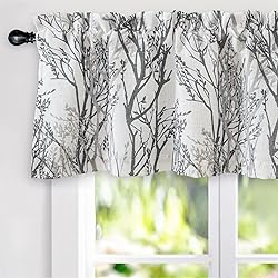 DriftAway Tree Branch Linen Lined Valance Double