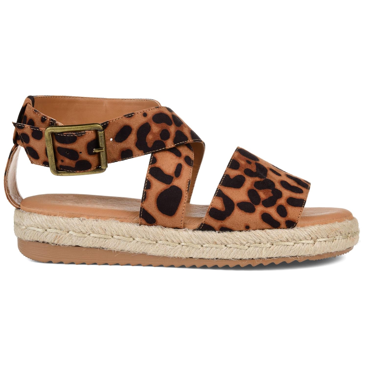 crossover espadrille sandals