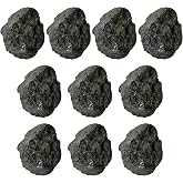GeLaozee 10PCS Raw Magnetic Lodestone Specimens - Natural Magnetic Rock for Science Education, Collection &amp; Craft Projects