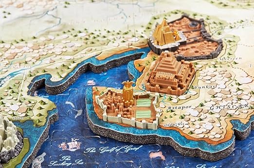 game of thrones 4d puzzle of westeros & essos