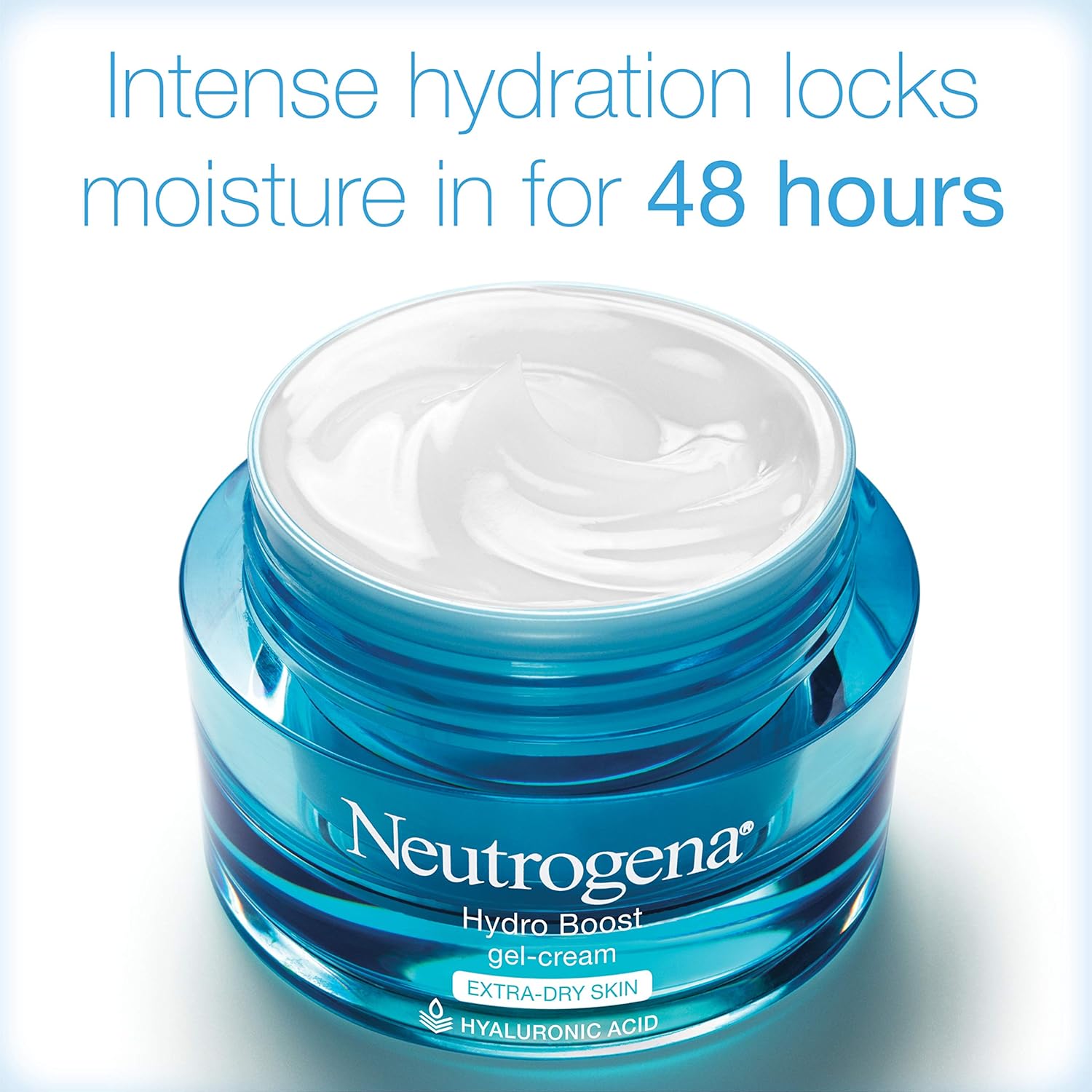 Neutrogena Hydro Boost Hyaluronic Acid Hydrating Gel-Cream Face Moisturizer to Hydrate & Smooth Extra-Dry Skin, Oil-Free, Fragrance-Free, Non-Comedogenic & Dye-Free Face Lotion, 1.7 oz: Prime Pantry