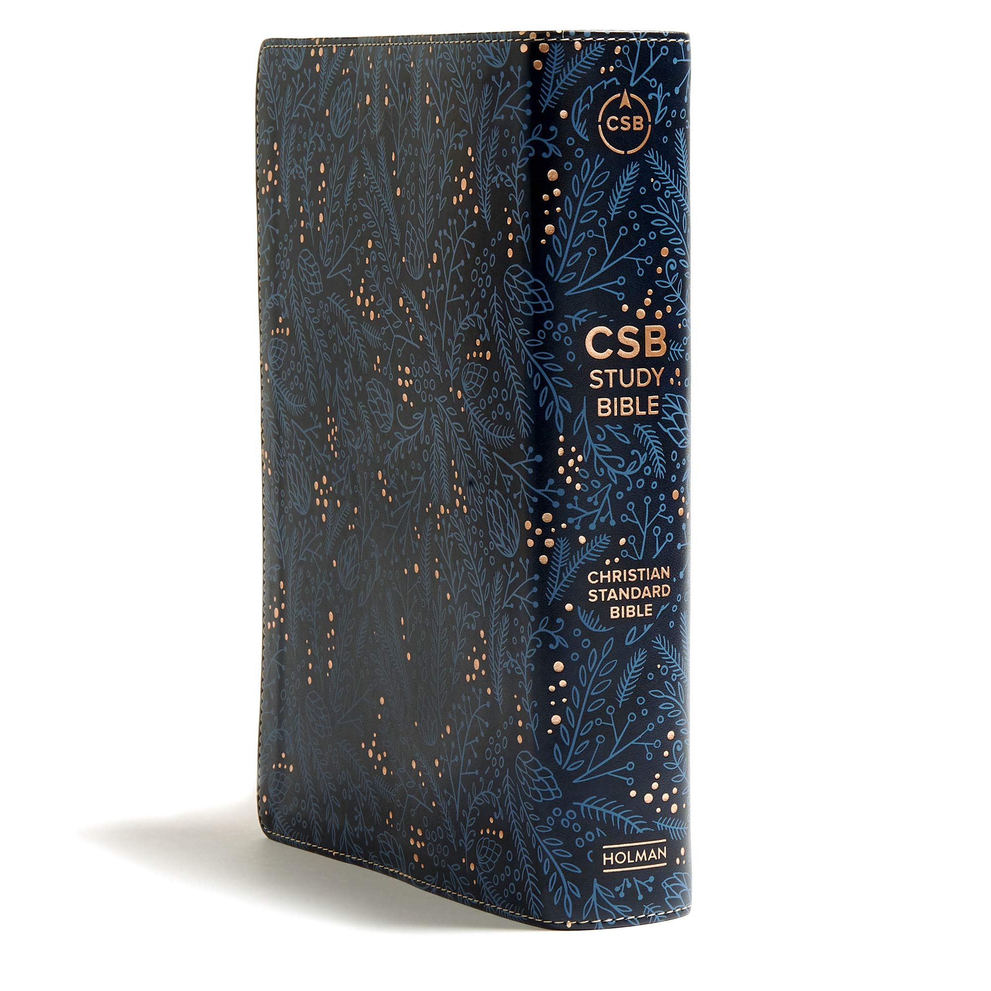 CSB Study Bible, Navy LeatherTouch, Red Letter, Study Notes and Commentary, Illustrations, Articles, Word Studies, Outlines, Timelines, Easy-to-Read Bible Serif Type CSB Study Bible, Navy LeatherTouch, Red Letter, Study Notes and Commentary, Illustrations, Articles, Word Studies, Outlines, Timelines, Easy-to-Read Bible Serif Type Imitation Leather