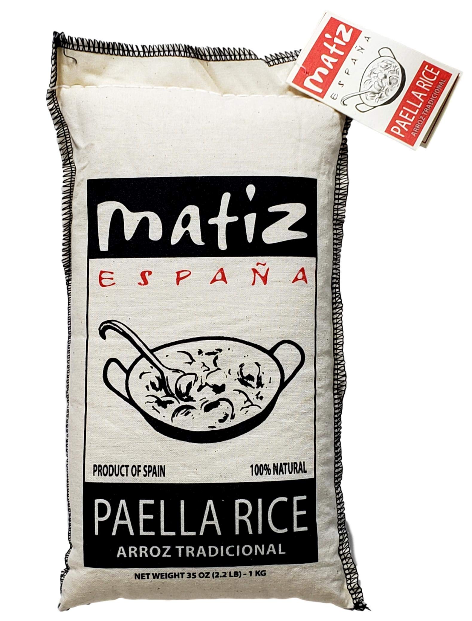 Matiz Valenciano Paella Rice from Spain (2.2 lbs.) Traditional Spanish