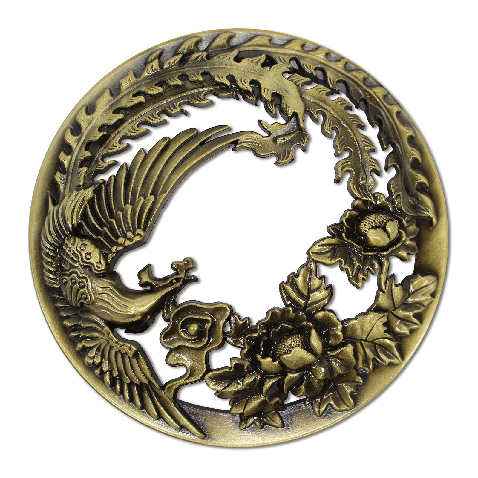 Hion Scented Candle Topper Illuma Lid Jars Cover Shade Sleeves, Help Burn More Evenly, Candle Accessories Decorations Increases Atmosphere Party Gifts for Women(Phoenix Golden)