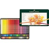 Faber-Castell Polychromos Artists' Color Pencils - Tin of 120 Colors - Premium Quality Artist Pencils