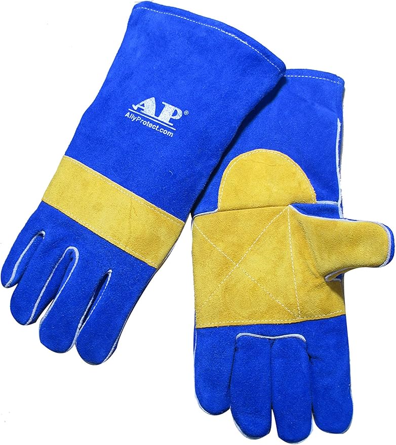 Ap 1166 14 Inch Welding Gloves Leather Gloves Size Xl Amazon Com