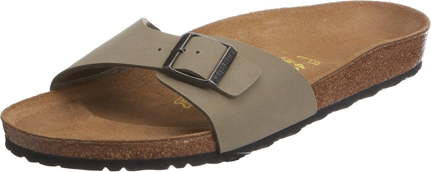 Birkenstock Madrid 040231 Khaki Nubuck 41 EU Amazon.co.uk Shoes & Bags