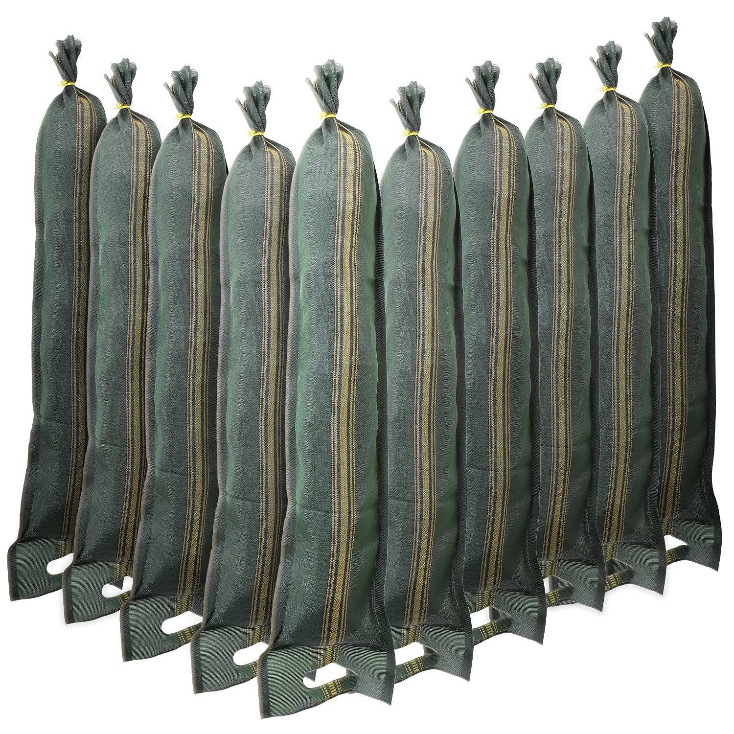 TK THERMALKING 10 x Sandbags – Sandbag Flood Protection – Silo Sand Bags Unfilled – Silo Bags Water Barrier Flood Water (25 x 100 cm)