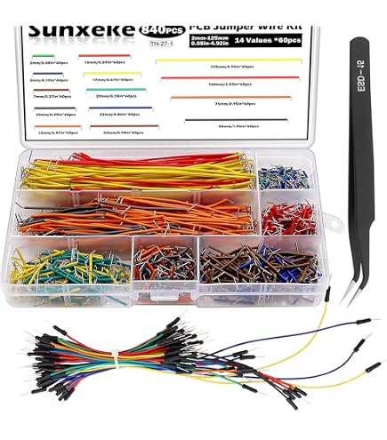 Kit Fils Cavalier BOJACK 560 Pièces - 14 Tailles De 2 à 125mm Pour Breadboard