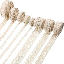 Dentelle Blanche URROMA 4,6m X 5cm - Pour Couture, Décoration Intérieur Et Loisirs Créatifs