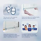 HNNHOME 870mm Bath Shower Screen Door Seal Strip 4-6mm Glass view 6