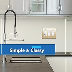 LIDER Decorator Switch or Receptacle Metal Wall