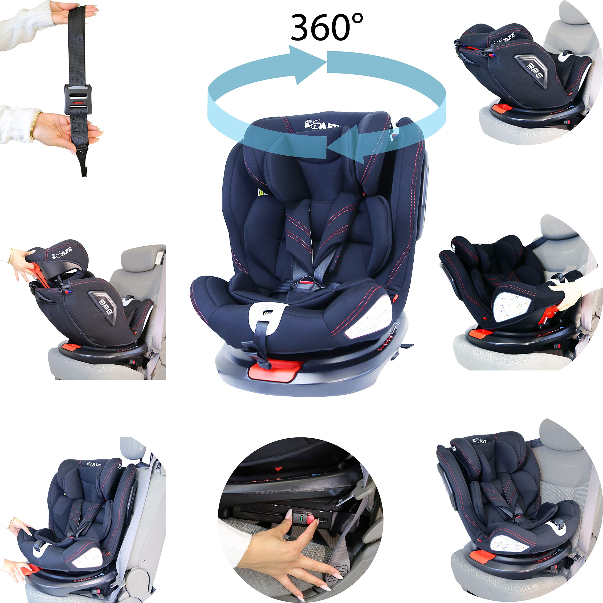 rotating baby car seat