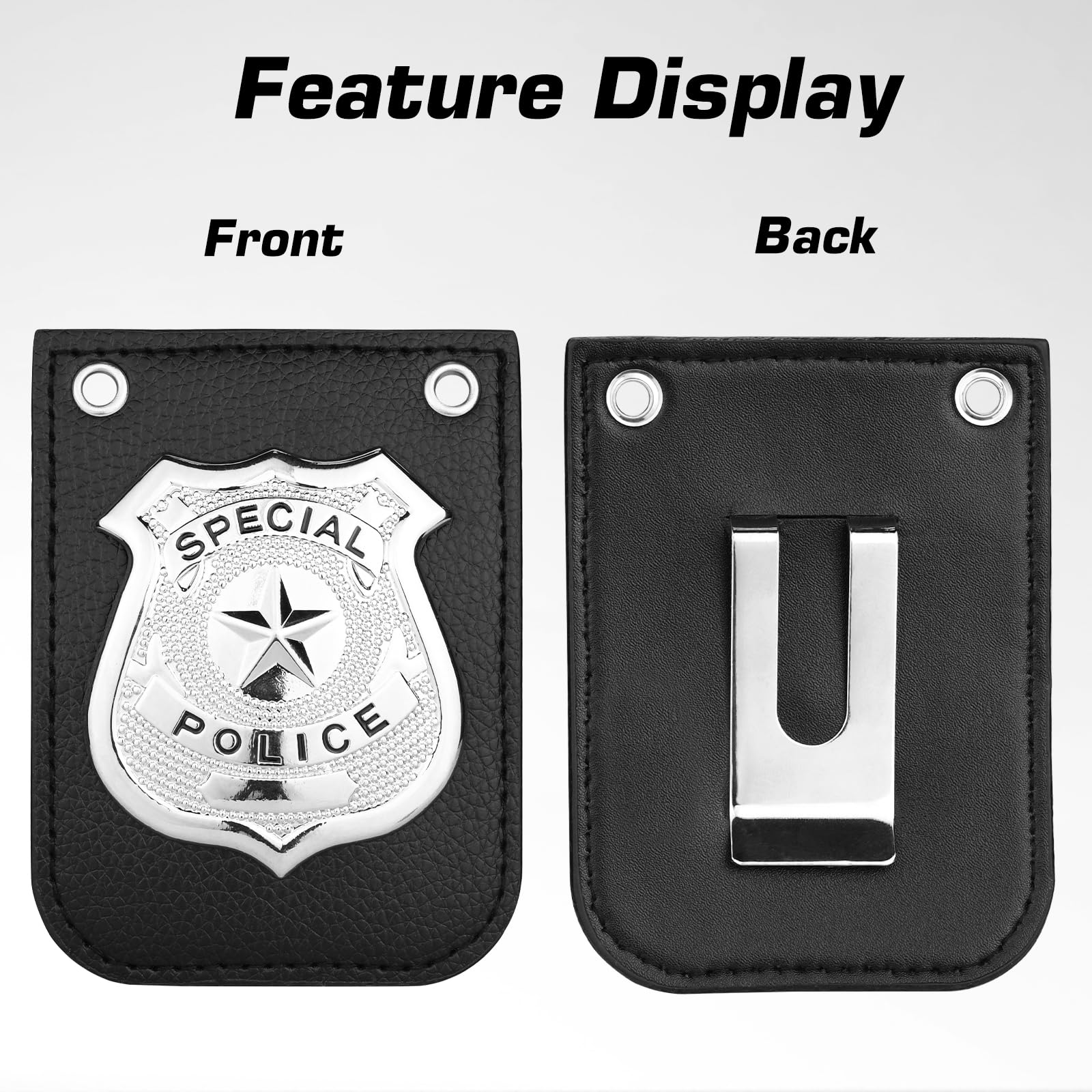 Ullnosoo Police Badge For Kids, Pretend Play Cop Detective Necklace ...