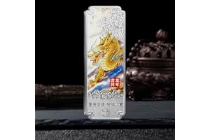 YAKIN SHOP Celebrate The Chinese New Year of The Dragon with Our Silver-Plated Lucky Bar – A Symbol of Prosperity and Good Fortune (2)