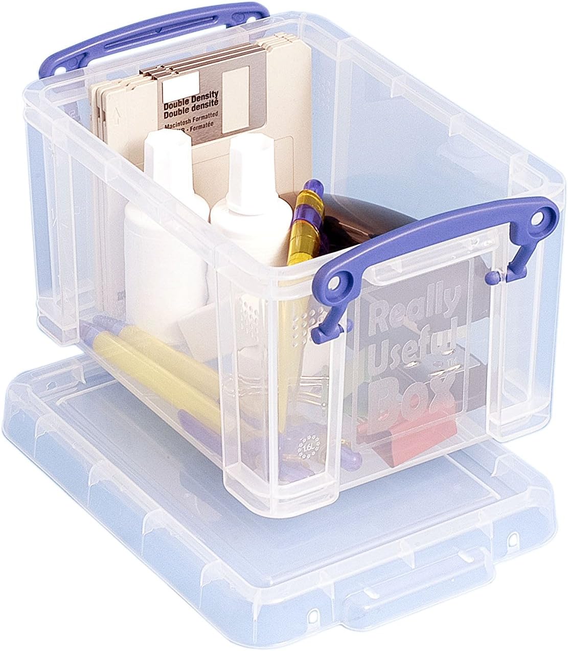 Really Useful Storage Box 1.6 Litre Clear Amazon.co.uk Office Products
