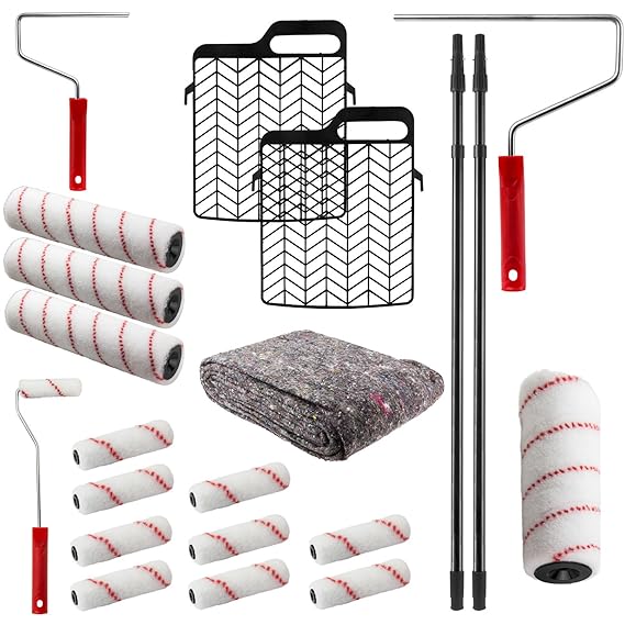 DEMA Maler Set/Farbroller Set 22tlg.