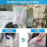 GOGODA Diamond Mesh Laundry Bags 6 PCS Delicates Protector Washer Safe view 6