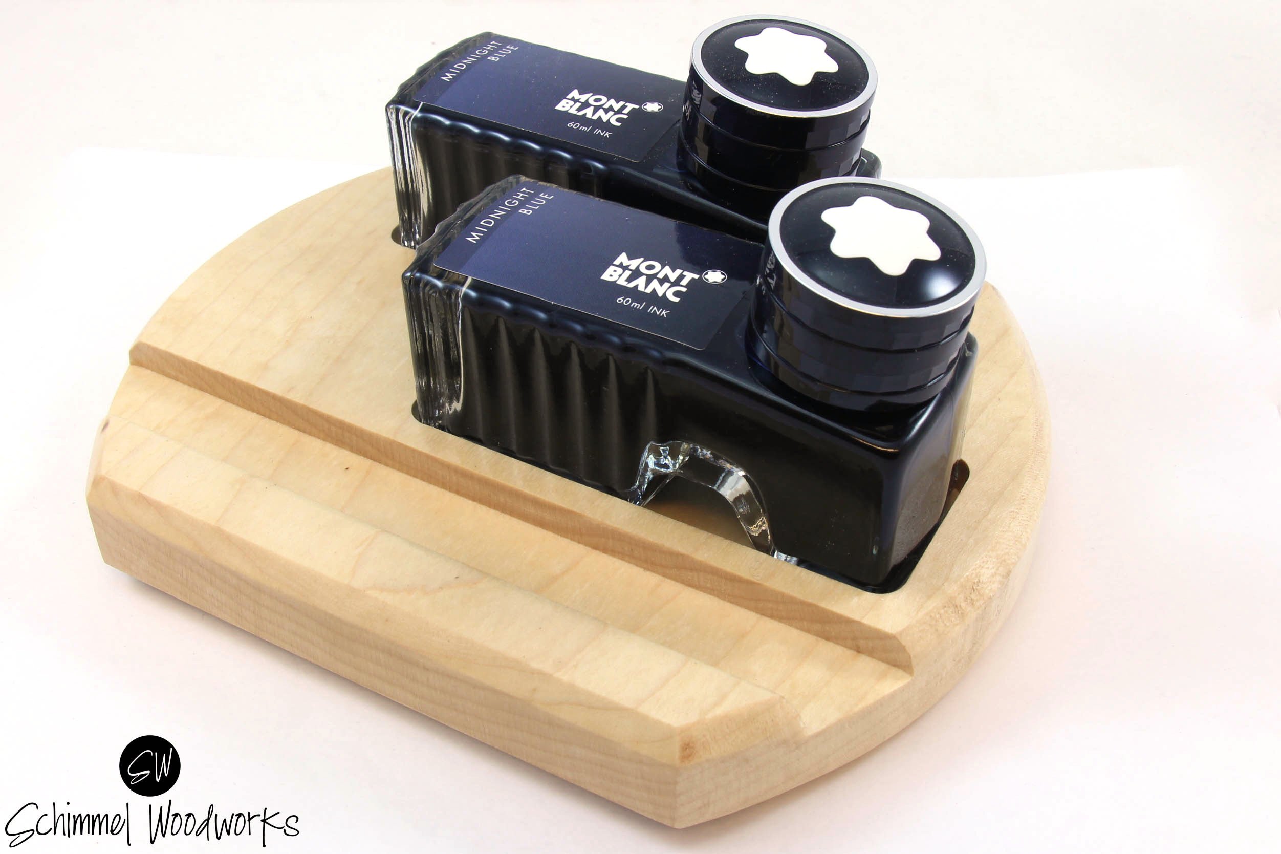 Maple Fountain Pen Desk Organizer, Fountain Pen display, Fountain pen