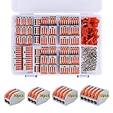 115 PCS Lever Wire Connectors Nuts Kit with