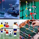 IRYNA Table Soccer Foosballs Replacements 32mm Black and White 6 Pieces view 4