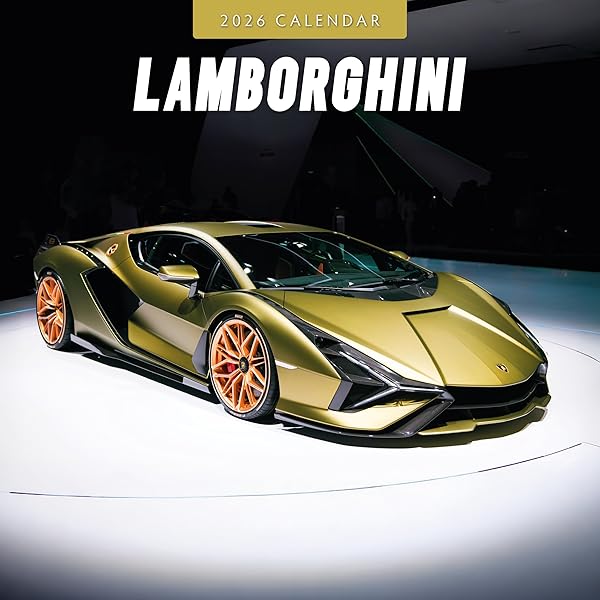 Lamborghini 2025 - 16 Month Calendar: Original Red Robin