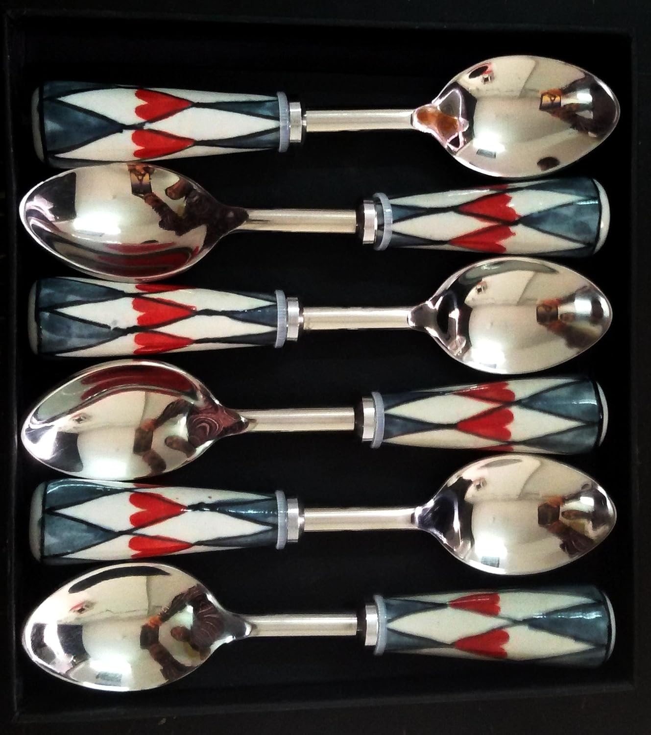 STREET CRAFT Set of 6 Flatware Cutlery Set with Hand