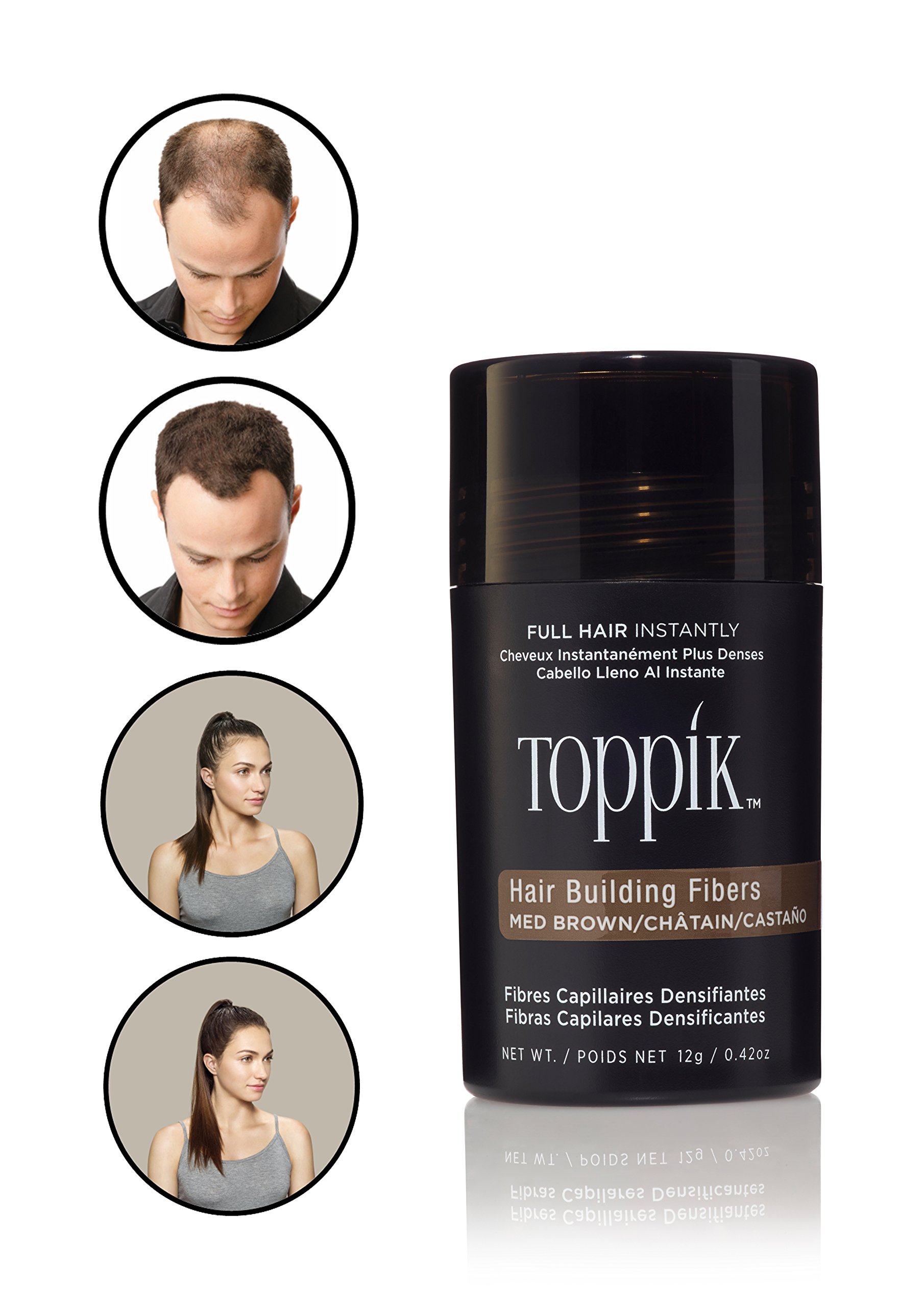 TOPPIK Hair Building Fibers, 0.97 Ounce Luxury Beauty