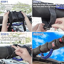 4 x Roll Bar Grab Handles Grip Handle for Jeep