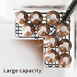 KEGII Telescopic Shower Caddy Corner Shelf 4 Baskets Black No Drilling view 4
