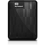 WD My Passport 320GB Portable External Hard Drive Storage USB 3.0 Black (WDBKXH3200ABK-NESN)