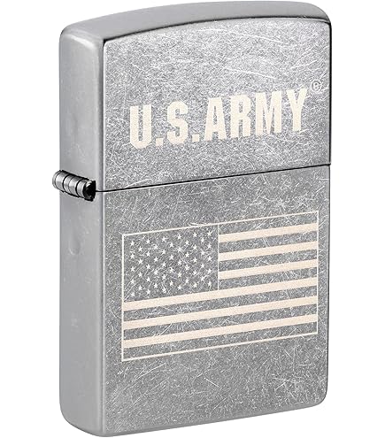 Amazon.com: Zippo Lighter: U.S. Army, Eagle and Flag - Green