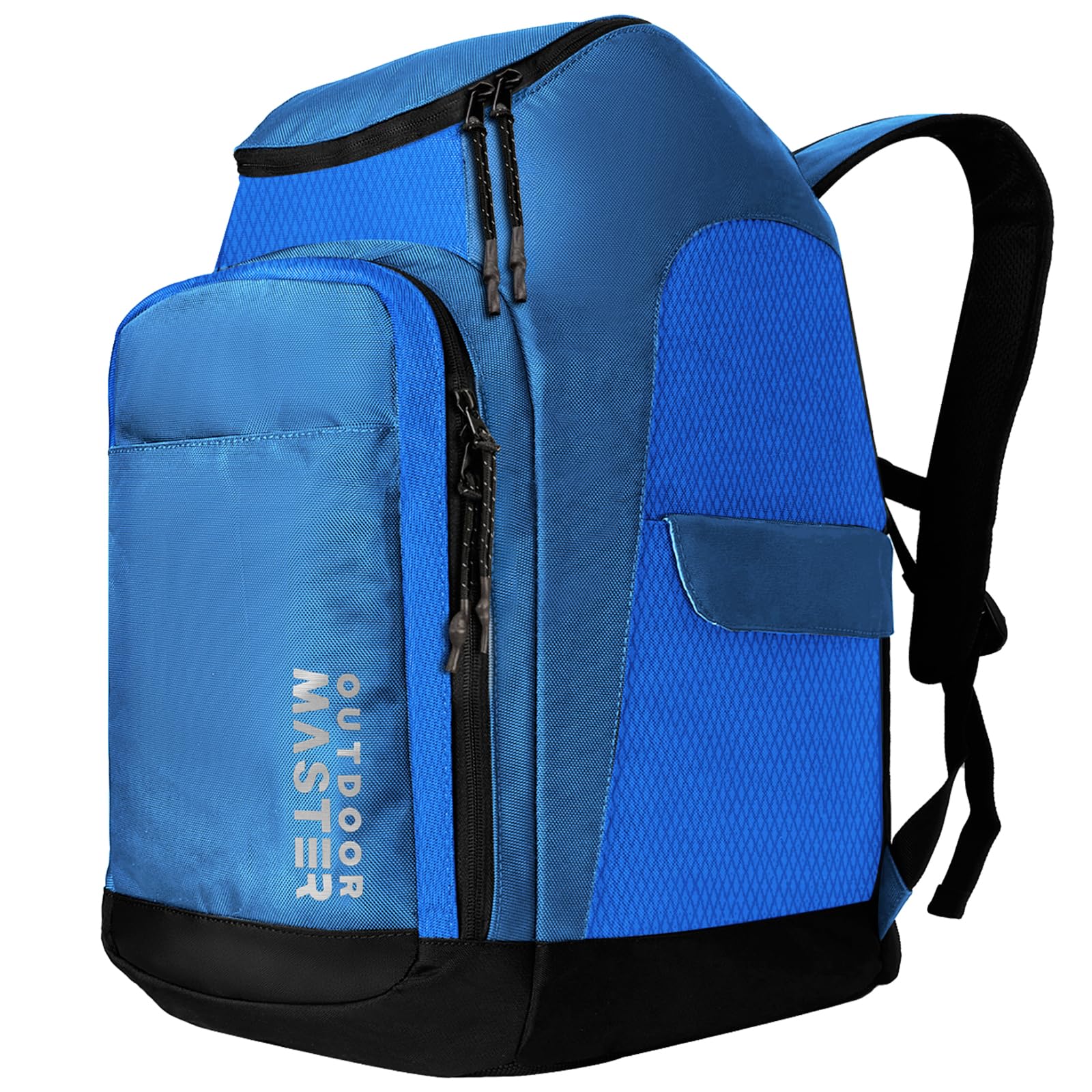 OutdoorMaster 50L Ski Boot Bag, Snowboard Boots Travel Backpack with Separate Compartments for Helmet, Shoes, Goggles, Gloves, Accessories, Splash Proof Exterior & Bottom