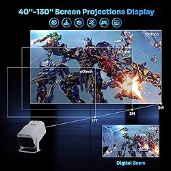 2024 NEW Smart Mini Projector with 180° Adjustable