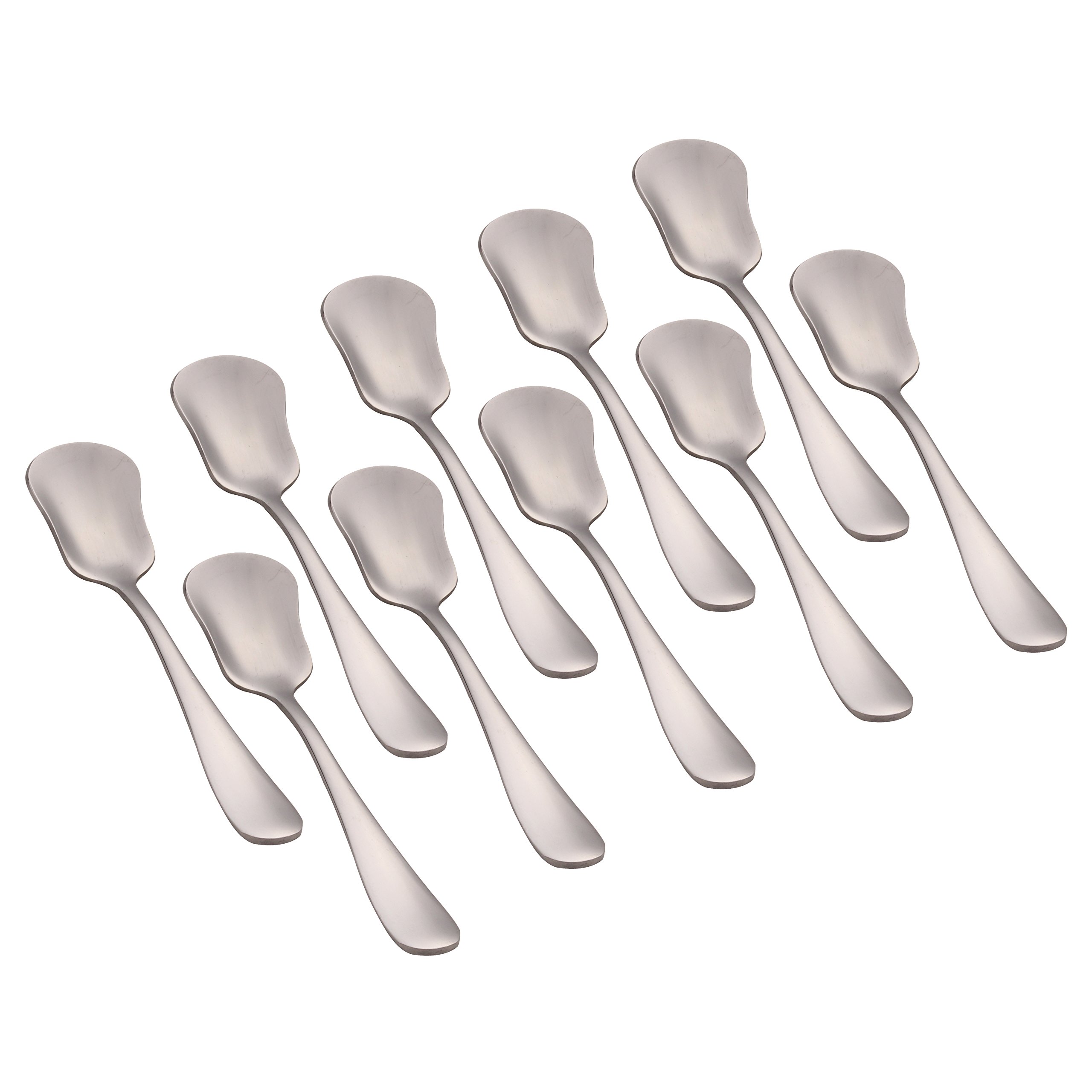 WARMBUY Set of 10 Stainless Steel Dessert Ice Cream Spoons Buy Online
